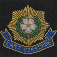 East Yorkshire Regiment Wire Blazer Badge